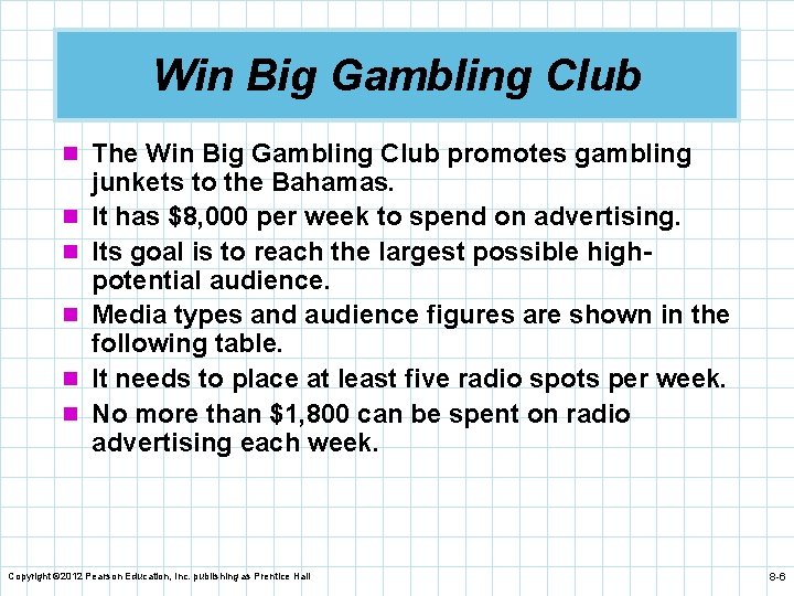 Win Big Gambling Club n The Win Big Gambling Club promotes gambling n n