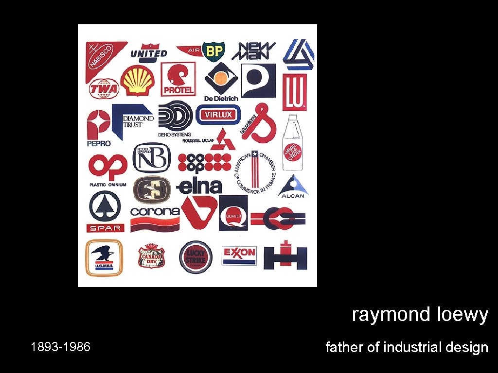 raymond loewy 1893 -1986 father of industrial design 