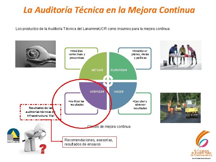 La Auditoría Técnica en la Mejora Continua Los productos de la Auditoría Técnica del