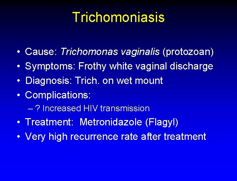 Bicillin Trichomonas)
