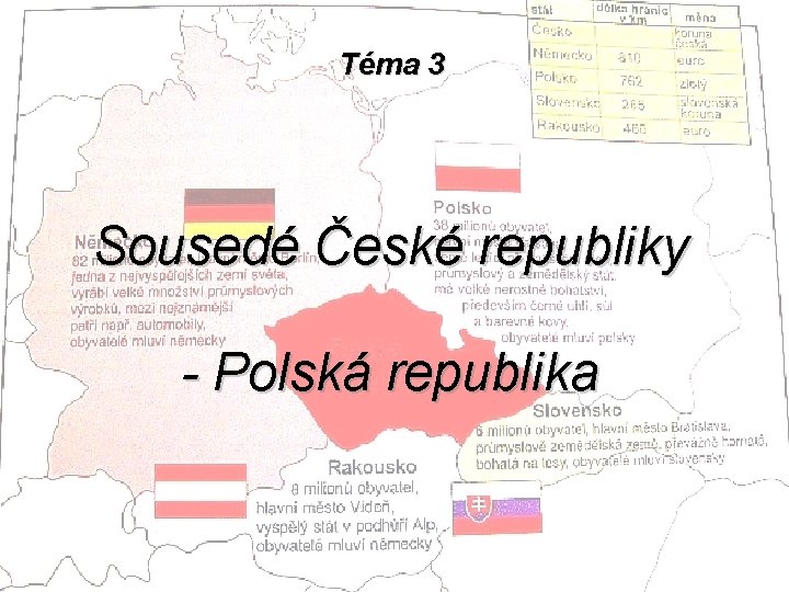 Téma 3 Sousedé České republiky - Polská republika 