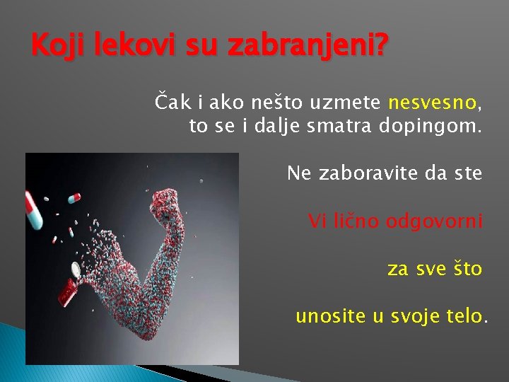Koji lekovi su zabranjeni? Čak i ako nešto uzmete nesvesno, to se i dalje