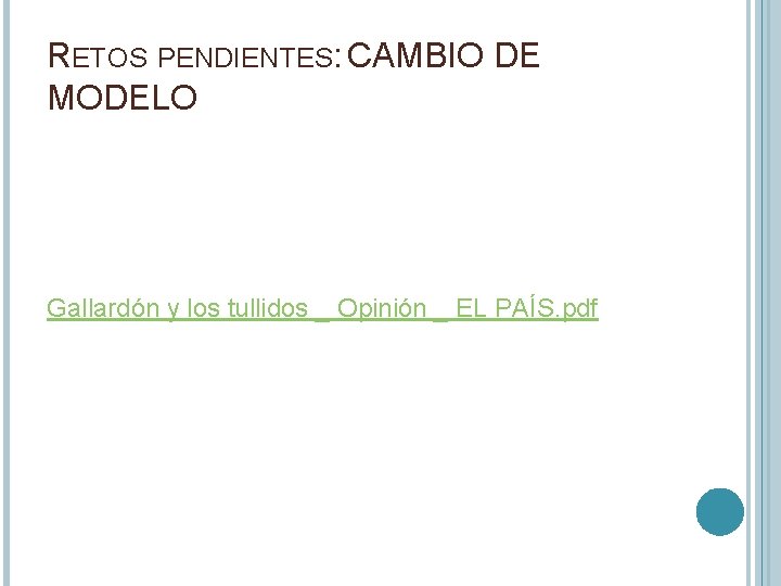 RETOS PENDIENTES: CAMBIO DE MODELO Gallardón y los tullidos _ Opinión _ EL PAÍS.