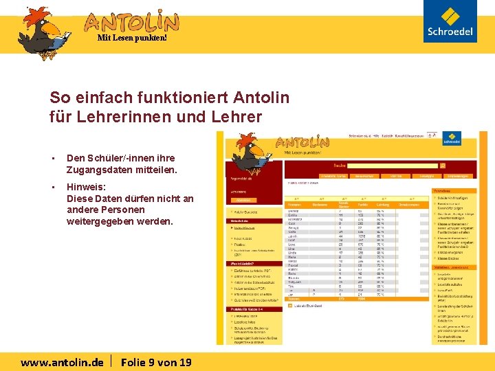 Mit Lesen punkten! So einfach funktioniert Antolin für Lehrerinnen und Lehrer • Den Schüler/-innen