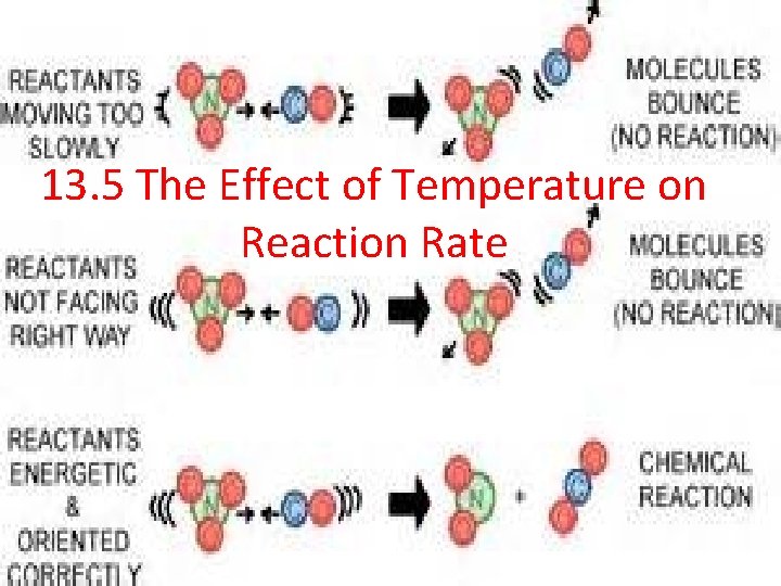 13. 5 The Effect of Temperature on Reaction Rate 