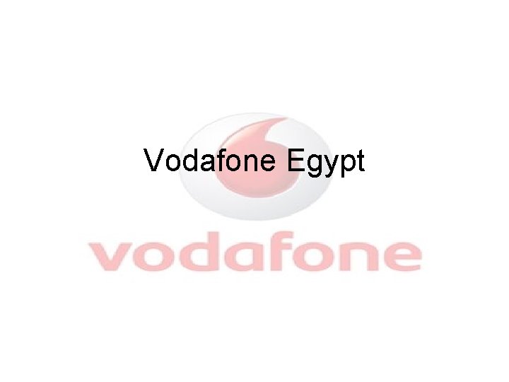 Vodafone Egypt 