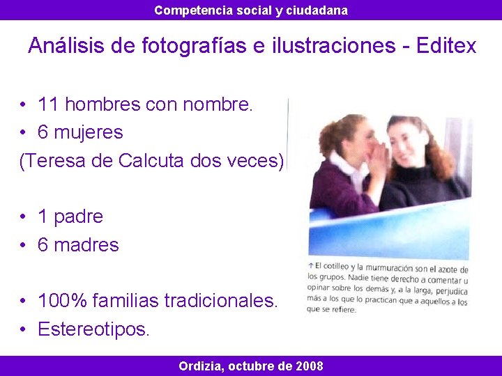 Competencia social y ciudadana Análisis de fotografías e ilustraciones - Editex • 11 hombres