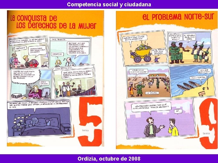 Competencia social y ciudadana Ordizia, octubre de 2008 