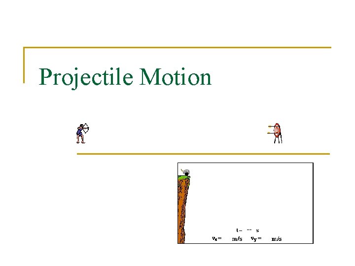 Projectile Motion 