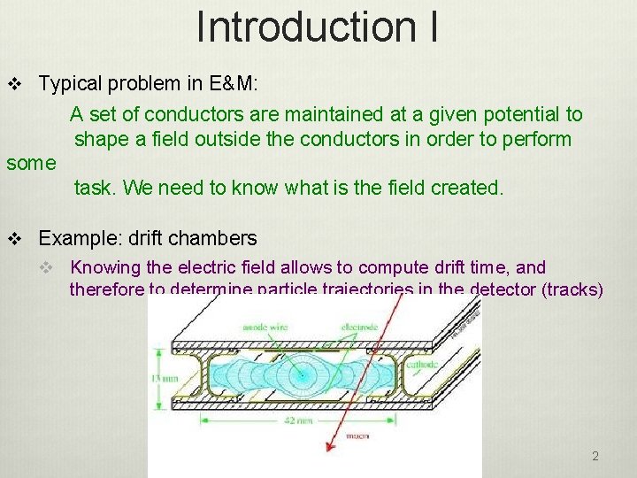 Introduction I v Typical problem in E&M: A set of conductors are maintained at