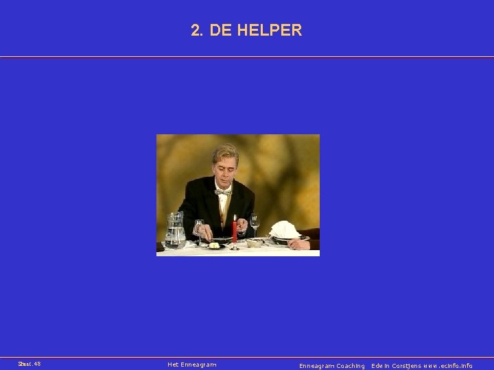 2. DE HELPER Sheet: 48 Het Enneagram Coaching Edwin Corstjens www. ecinfo 