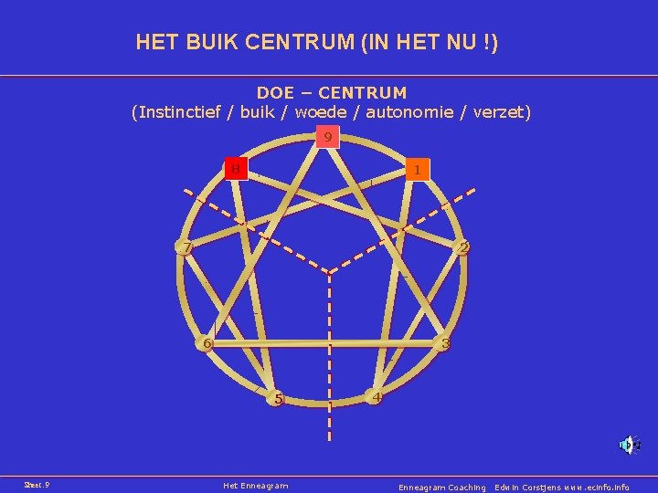 HET BUIK CENTRUM (IN HET NU !) DOE – CENTRUM (Instinctief / buik /