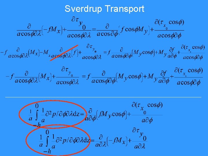 Sverdrup Transport Sverdrup Transport