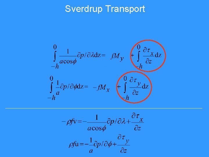 Sverdrup Transport Sverdrup Transport