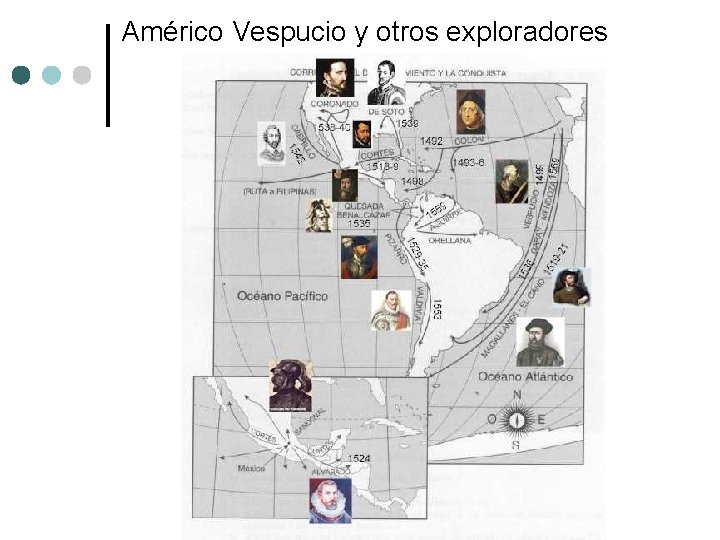 Américo Vespucio y otros exploradores Américo Vespucio y otros exploradores