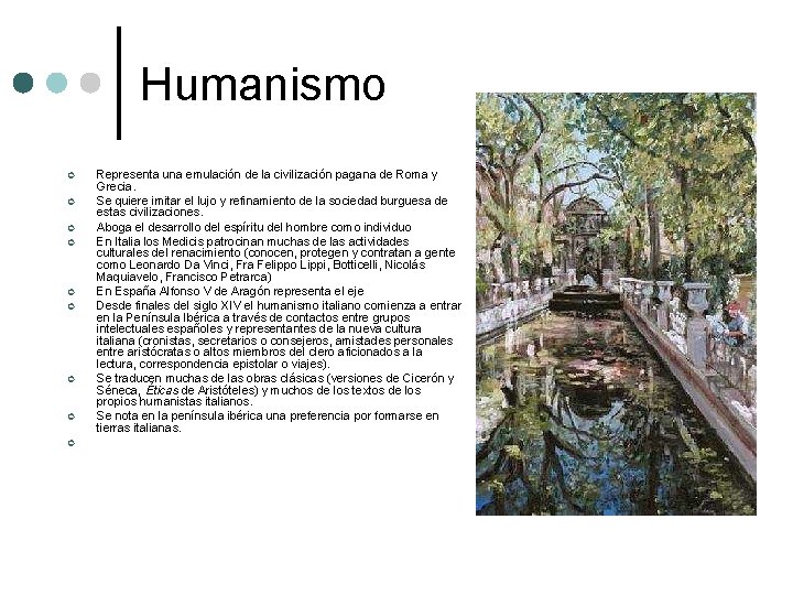 Humanismo ¢ ¢ ¢ ¢ ¢ Representa una emulación de la civilización pagana de Humanismo ¢ ¢ ¢ ¢ ¢ Representa una emulación de la civilización pagana de