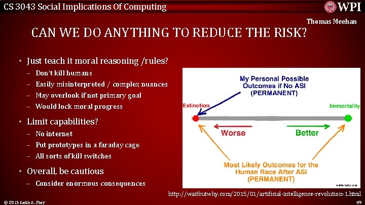 CS 3043 Social Implications Of Computing Thomas Meehan CAN WE DO ANYTHING TO REDUCE