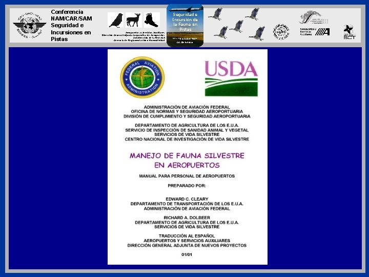 Conferencia NAM/CAR/SAM Seguridad e Incursiones en Pistas Aeropuertos y Servicios Auxiliares Dirección General Adjunta