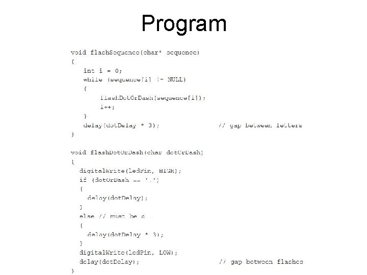 Program 