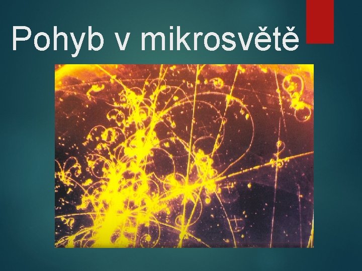 Pohyb v mikrosvětě 