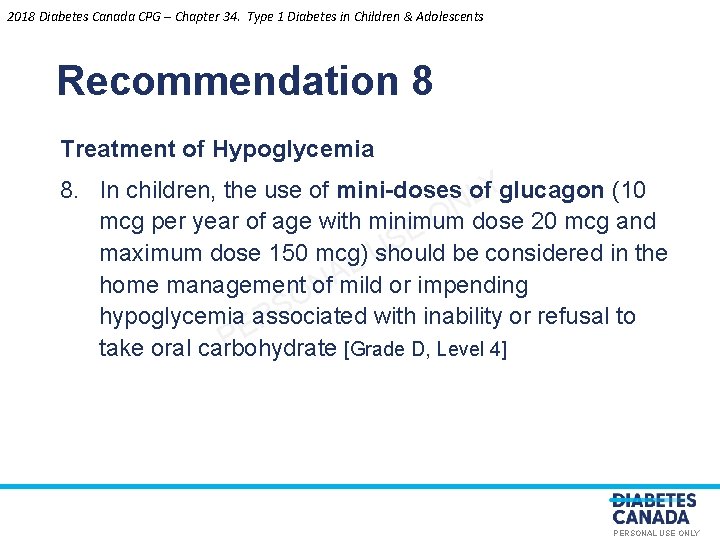 2018 Diabetes Canada CPG – Chapter 34. Type 1 Diabetes in Children & Adolescents