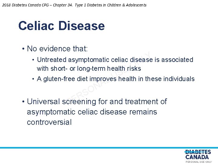 2018 Diabetes Canada CPG – Chapter 34. Type 1 Diabetes in Children & Adolescents