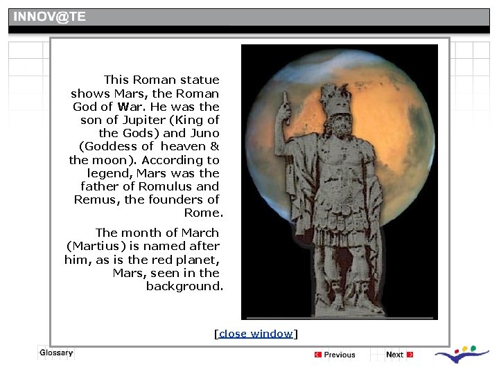 What is Surface Engineering? This Roman statue shows Mars, the Roman God of War. What is Surface Engineering? This Roman statue shows Mars, the Roman God of War.