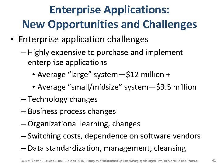 Enterprise Applications: New Opportunities and Challenges • Enterprise application challenges – Highly expensive to Enterprise Applications: New Opportunities and Challenges • Enterprise application challenges – Highly expensive to