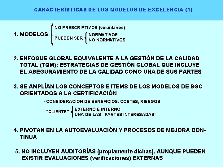 MODELOS DE GESTIN DE LA CALIDAD ORIENTADOS A