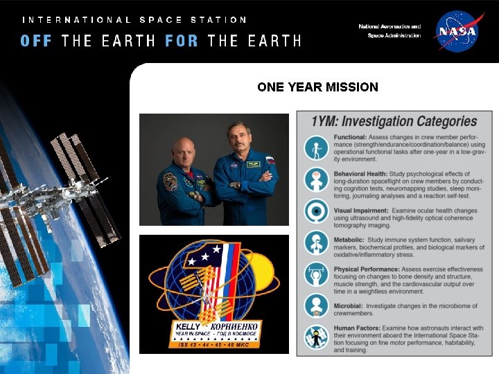 ONE YEAR MISSION ONE YEAR MISSION