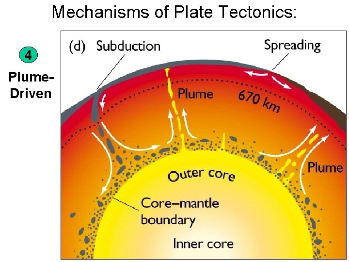 Mechanisms of Plate Tectonics: 4 Plume. Driven Mechanisms of Plate Tectonics: 4 Plume. Driven