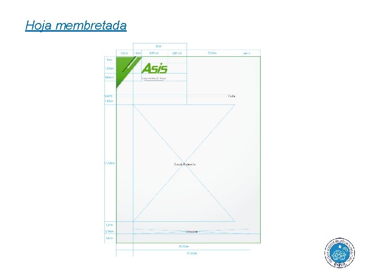 Hoja membretada 