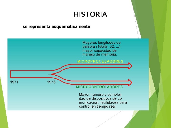 HISTORIA se representa esquemáticamente 