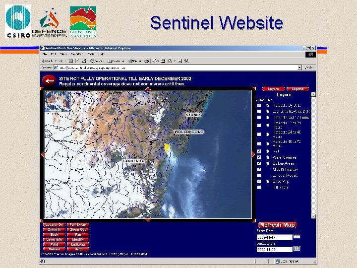 Sentinel Website 