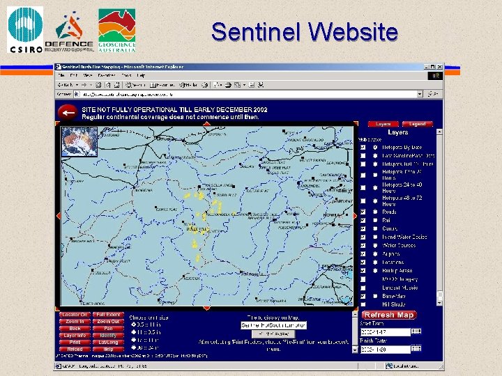 Sentinel Website 