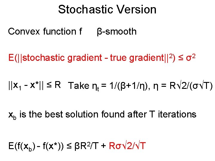 Optimization Stochastic Optimization M Pawan Kumar Slides Available