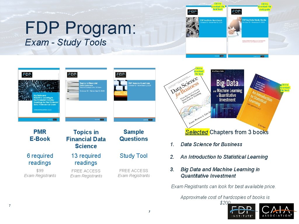 Click to download the handbook Click to download the study guide FDP Program: Exam Click to download the handbook Click to download the study guide FDP Program: Exam