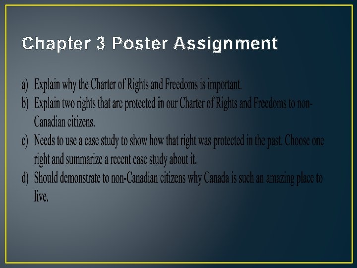 Chapter 3 Poster Assignment 