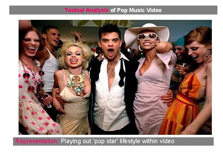 Textual Analysis of Pop Music Video Representation: Playing out ‘pop star’ lifestyle within video