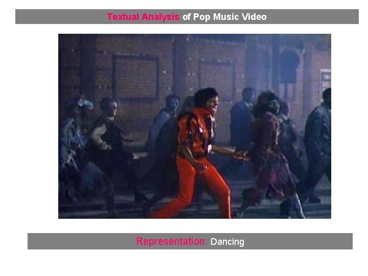 Textual Analysis of Pop Music Video Representation: Dancing 