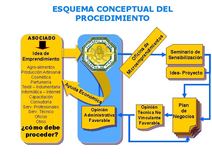 ESQUEMA CONCEPTUAL DEL PROCEDIMIENTO ¿cómo debe proceder? to O em fic pr ina en