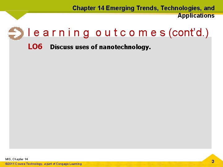 Chapter 14 Emerging Trends, Technologies, and Applications l e a r n i n