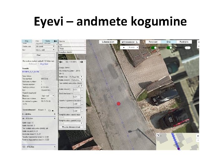 Eyevi – andmete kogumine 