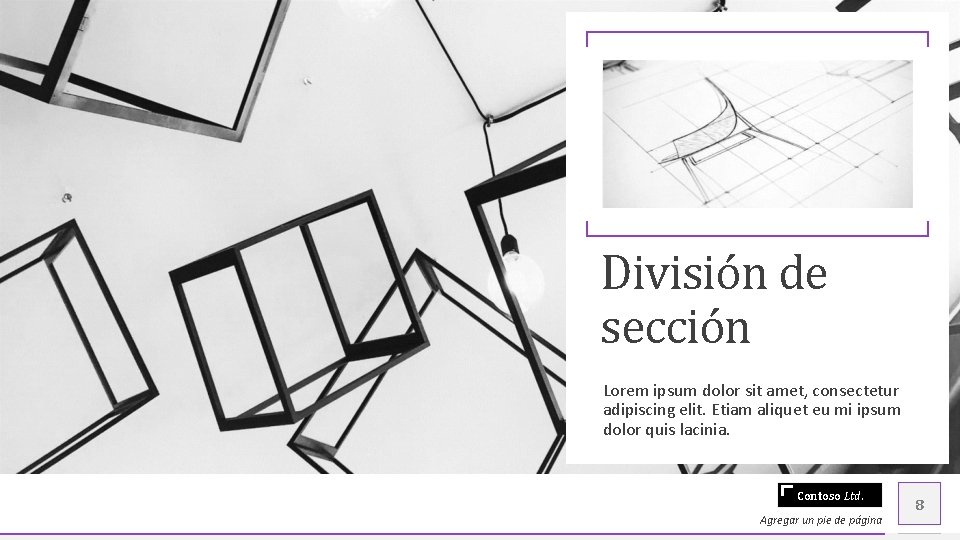 División de sección Lorem ipsum dolor sit amet, consectetur adipiscing elit. Etiam aliquet eu