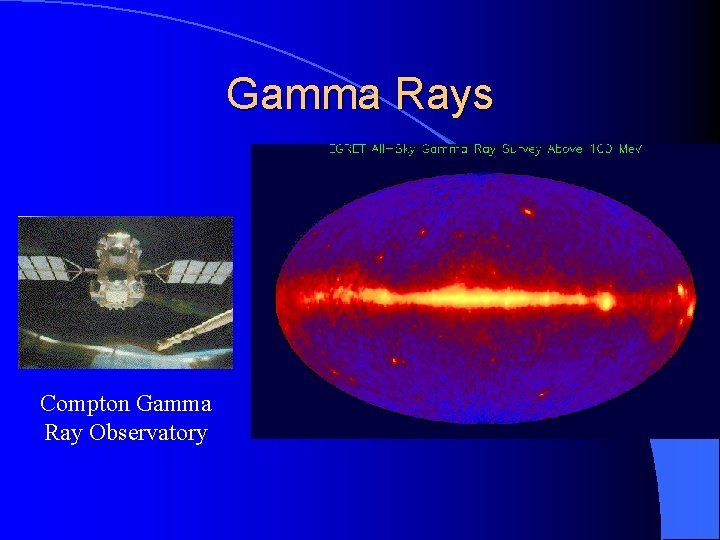 Gamma Rays Compton Gamma Ray Observatory 