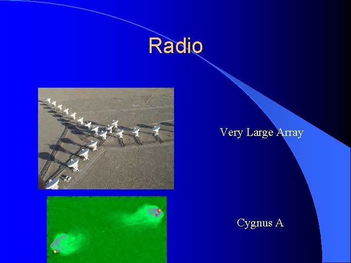 Radio Very Large Array Cygnus A 