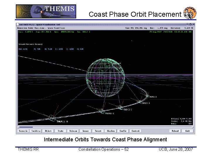 Coast Phase Orbit Placement Intermediate Orbits Towards Coast Phase Alignment THEMIS RR Constellation Operations