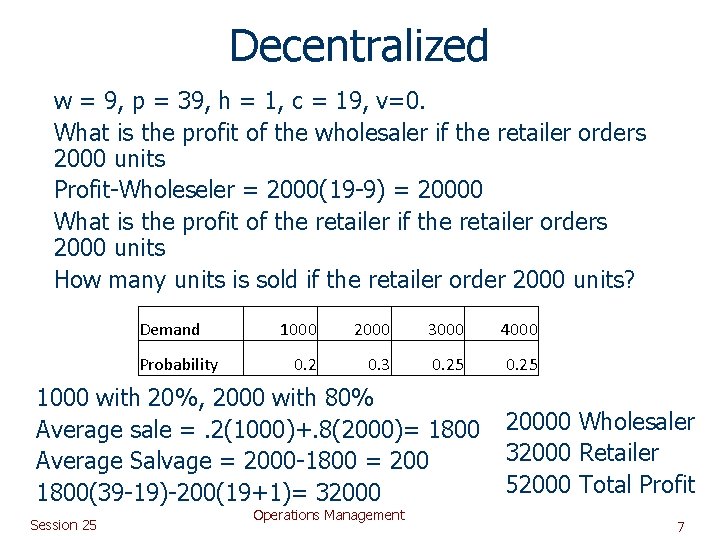 Decentralized w = 9, p = 39, h = 1, c = 19, v=0.