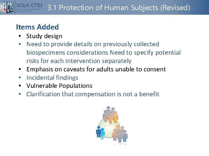 Protection Studies CLINICAL AND TRANSLATIONAL SCIENCE INSTITUTE Practical Approaches to