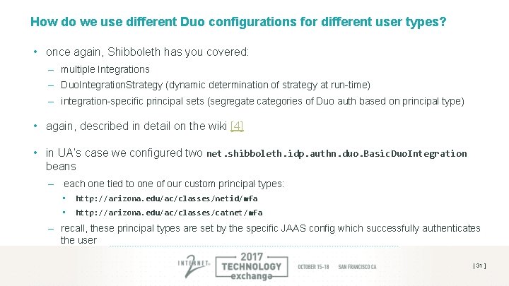 How do we use different Duo configurations for different user types? • once again, How do we use different Duo configurations for different user types? • once again,
